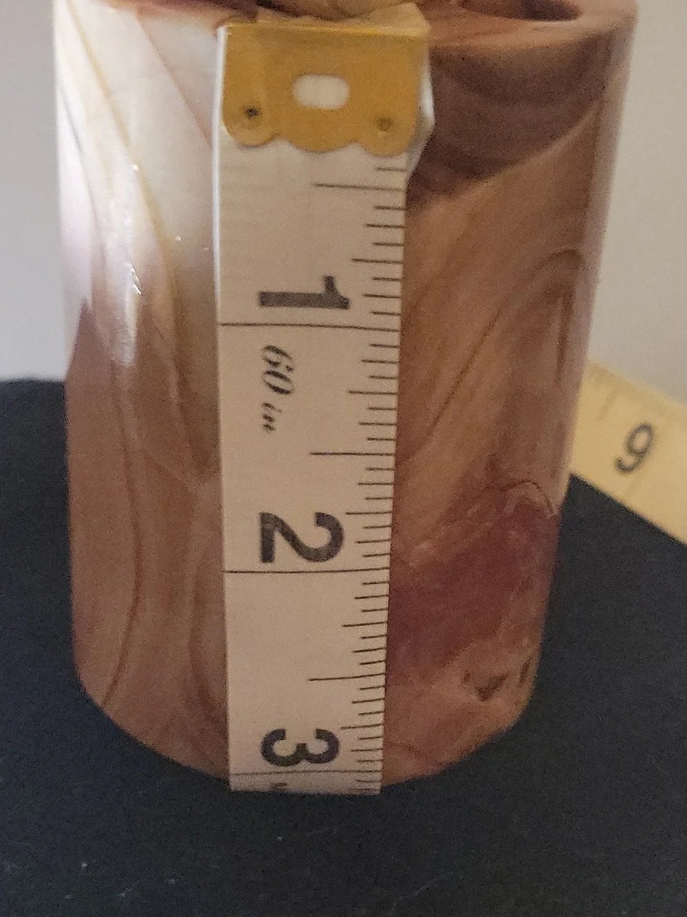 Vintage Onyx Pen Pencil Or Make Up Brush Holder